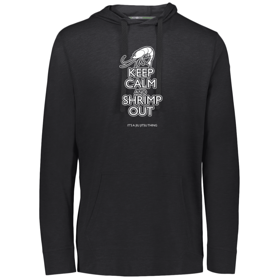 Artichoke Fight Gear Custom Design #12. Keep Calm and Shrimp Out. Eco Triblend T-Shirt Hoodie