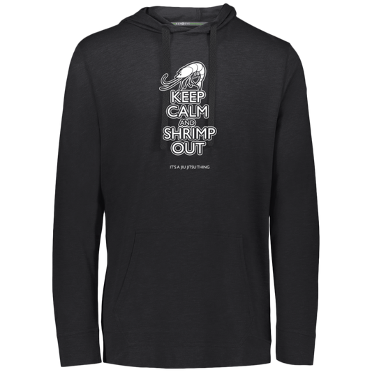 Artichoke Fight Gear Custom Design #12. Keep Calm and Shrimp Out. Eco Triblend T-Shirt Hoodie