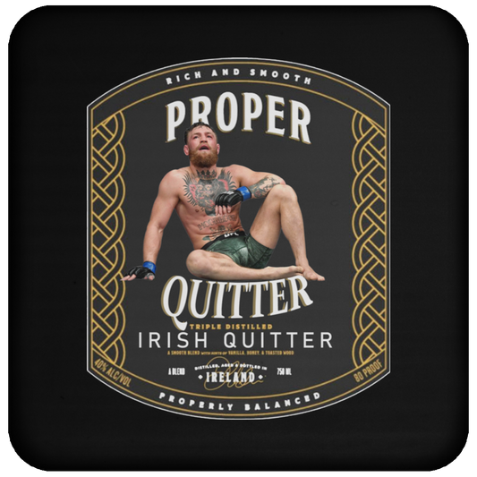 Artichoke Fight Gear Custom Design #15. Proper Quitter. Coaster