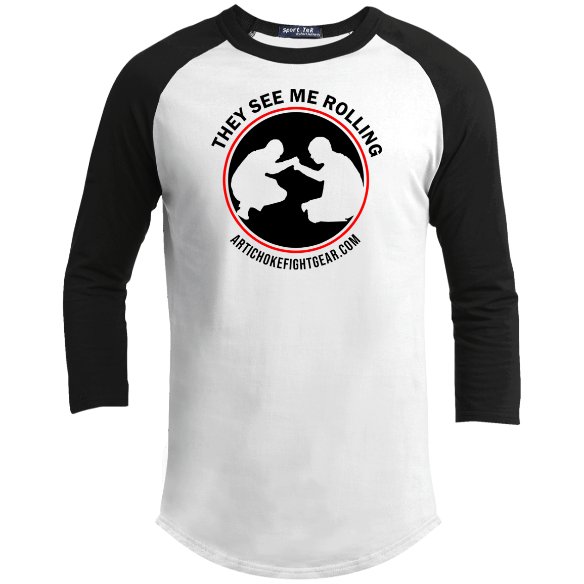 Artichoke Fight Gear Custom Design #16. They See Me Rolling. Youth 3/4 Raglan Sleeve Shirt