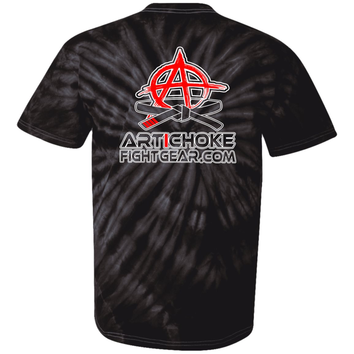 Artichoke Fight Gear Custom Design #15. Proper Quitter. 100% Cotton Tie Dye T-Shirt