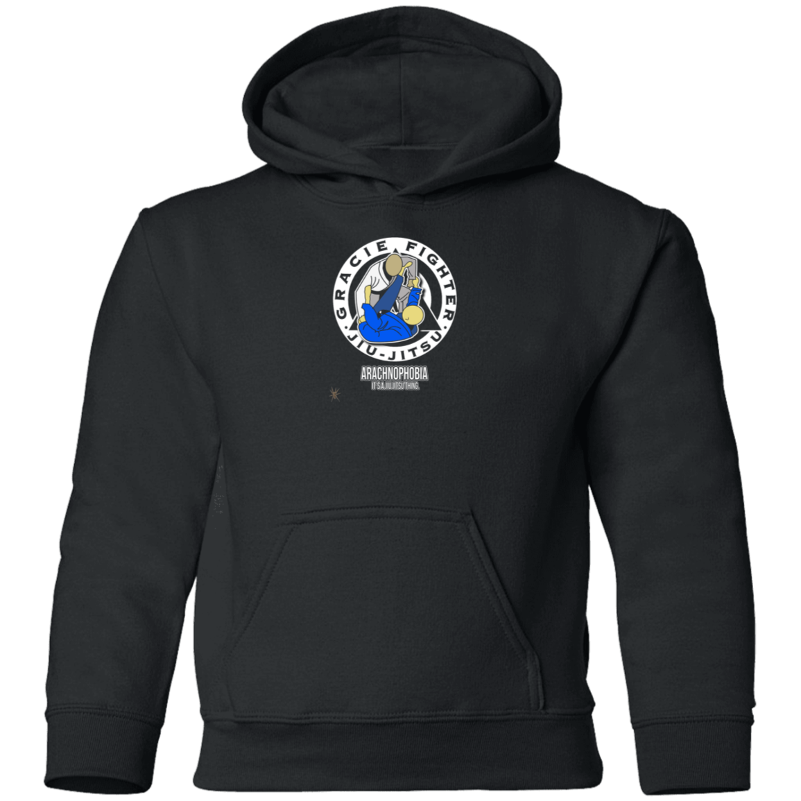 Artichoke Fight Gear Custom Design #1. Arachnophobia: Fear of Spiders. Spider Guard. It's a Jiu Jitsu Thing. Youth Pullover Hoodie