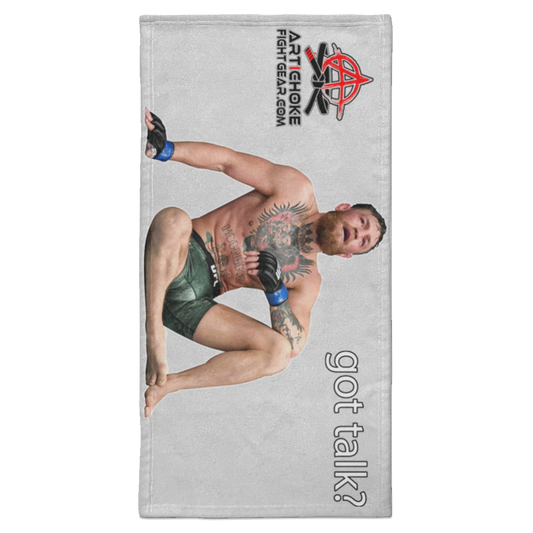 Artichoke Fight Gear Custom Design #10. Got Talk? Towel - 15x30