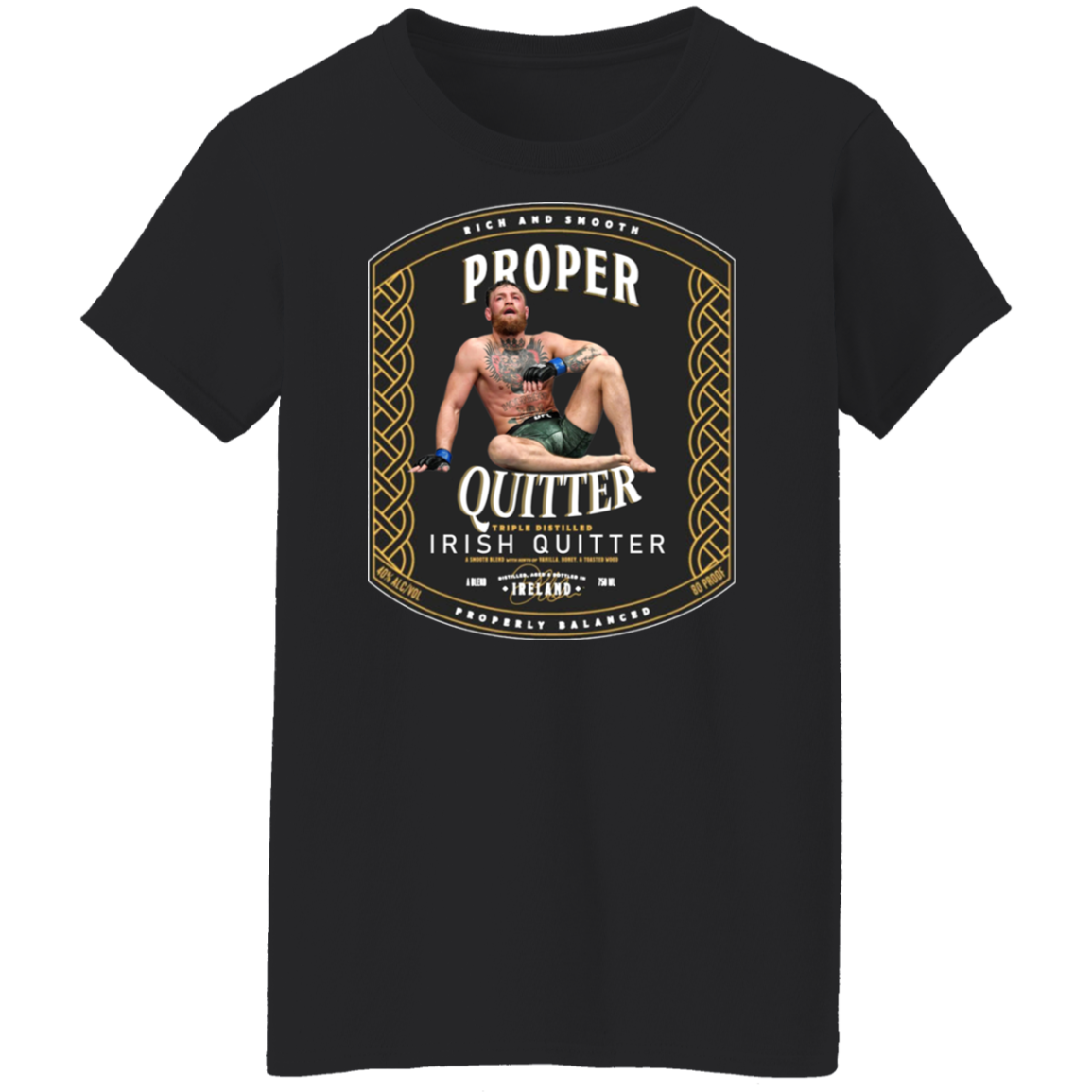 Artichoke Fight Gear Custom Design #15. Proper Quitter. Ladies' 100% Pre-Shrunk Cotton T-Shirt