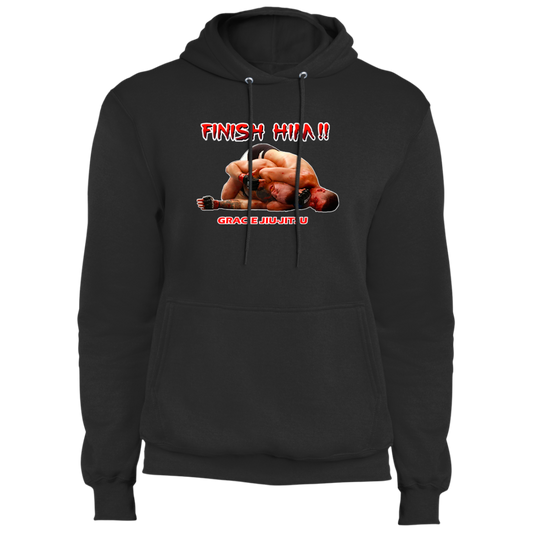 Artichoke Fight Gear Custom Design #8. Finish Him! Fleece Pullover Hoodie