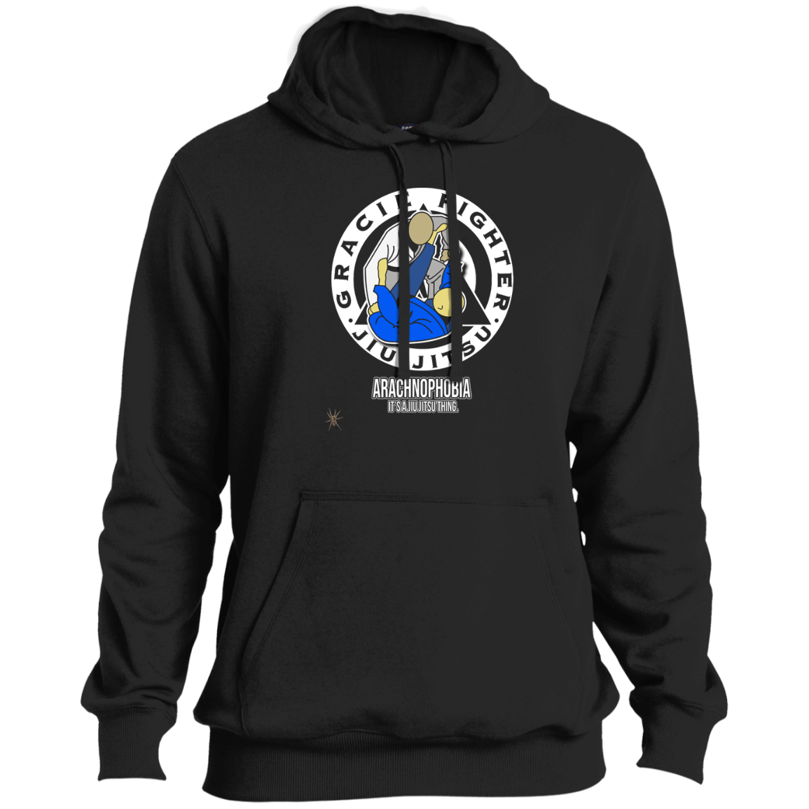 Artichoke Fight Gear Custom Design #1. Arachnophobia: Fear of Spiders. Spider Guard. It's a Jiu Jitsu Thing. Tall Pullover Hoodie