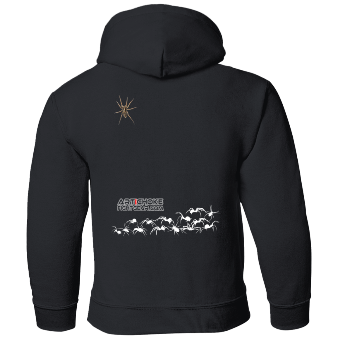 Artichoke Fight Gear Custom Design #1. Arachnophobia: Fear of Spiders. Spider Guard. It's a Jiu Jitsu Thing. Youth Pullover Hoodie