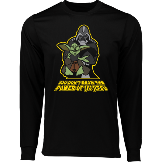 Artichoke Fight Gear Custom Design #20. You Don't Know the Power of Jiu Jitsu. Moisture-Wicking Long Sleeve