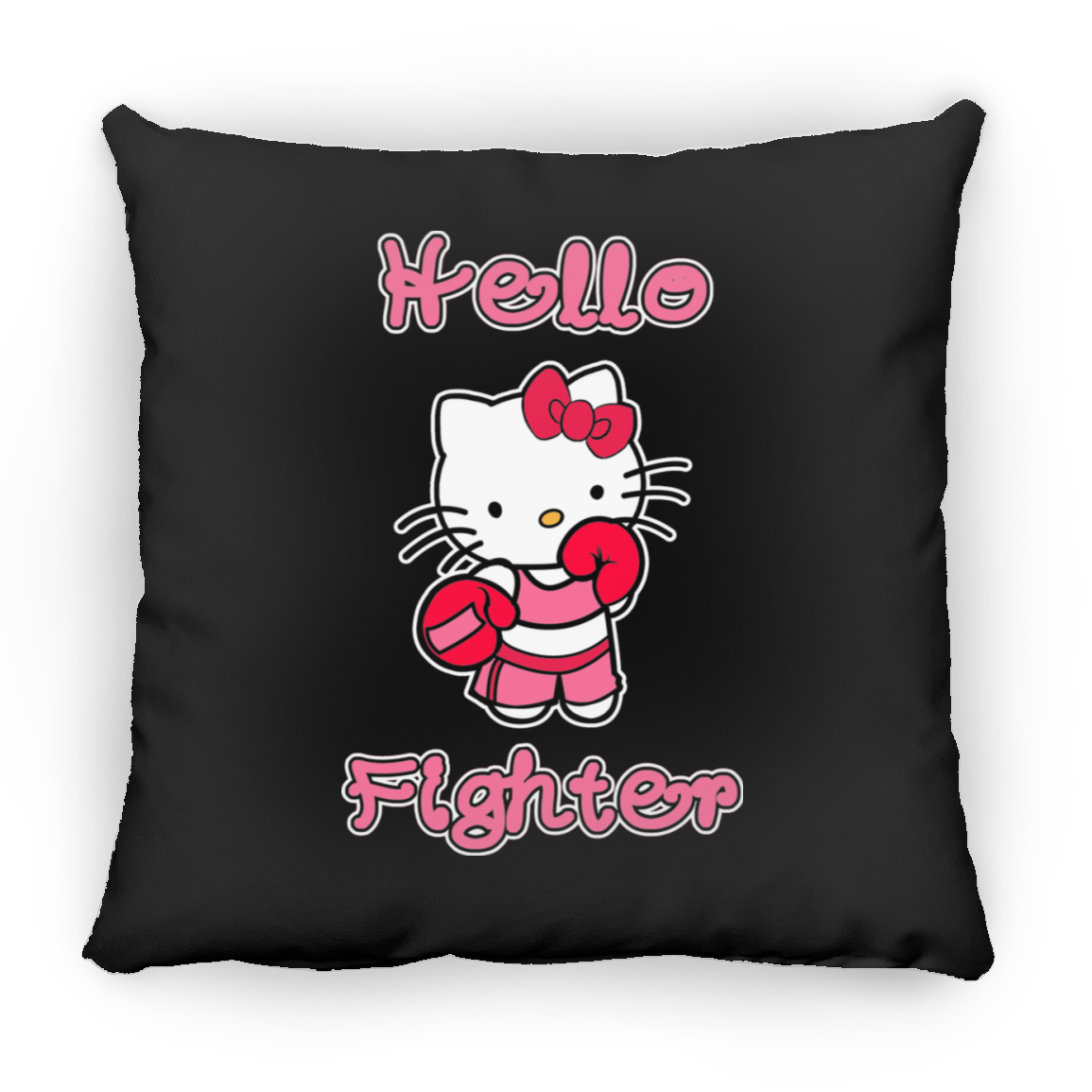 Artichoke Fight Gear Custom Design #11. Hello Fighter. Large Square Pillow