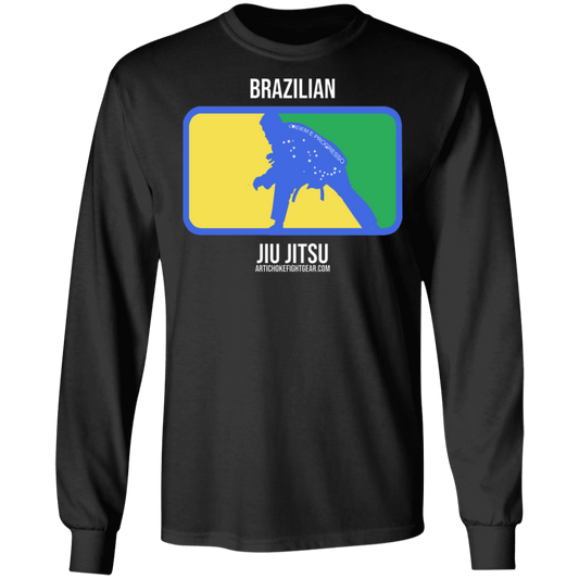 Artichoke Fight Gear Custom Design #13. BJJ, The New National Pastime. 100% Cotton Long Sleeve