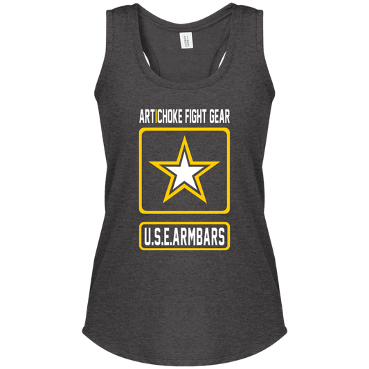 Artichoke Fight Gear Custom Design #2. USE ARMBARS. Ladies' Tri Racerback Tank