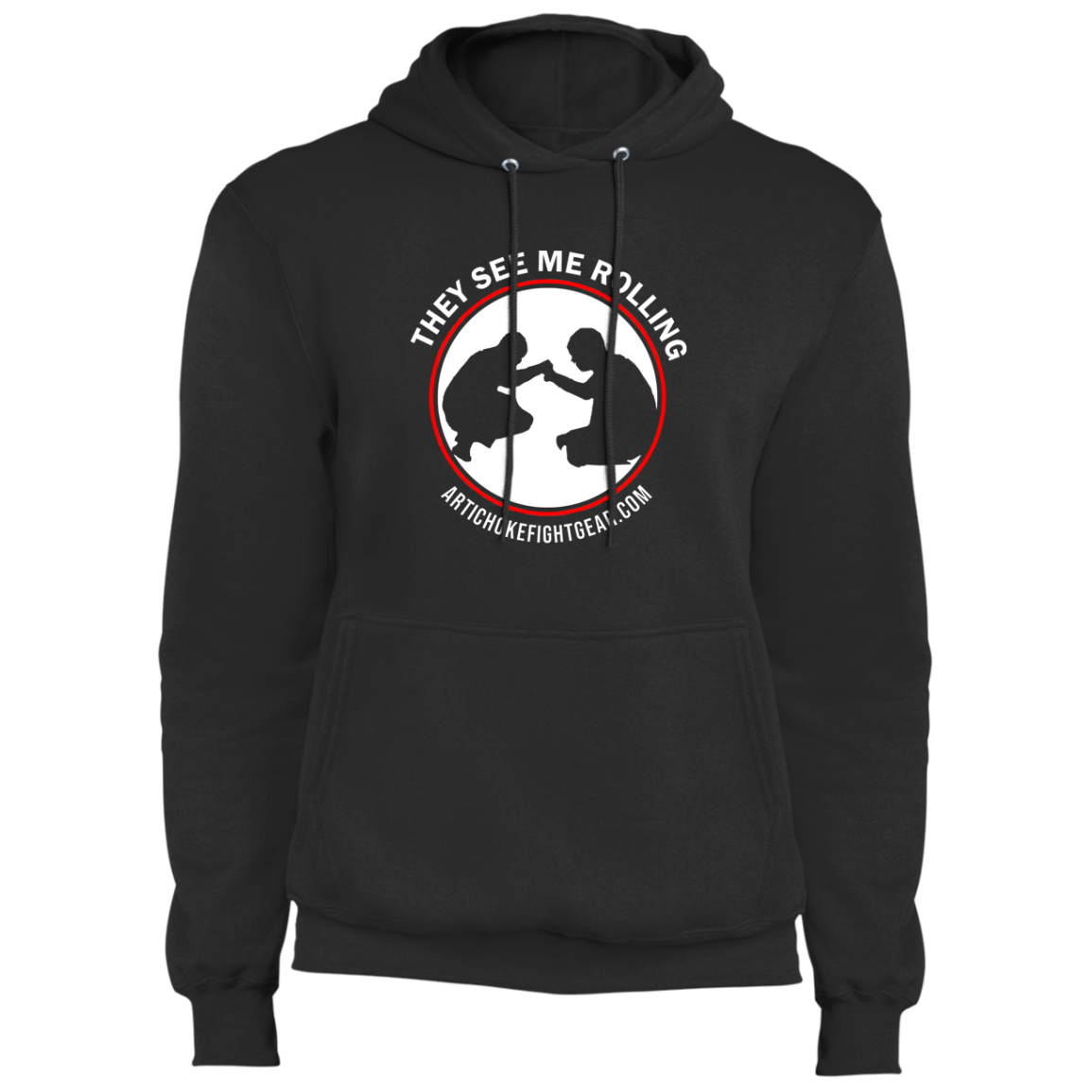 Artichoke Fight Gear Custom Design #16. They See Me Rolling. Fleece Pullover Hoodie