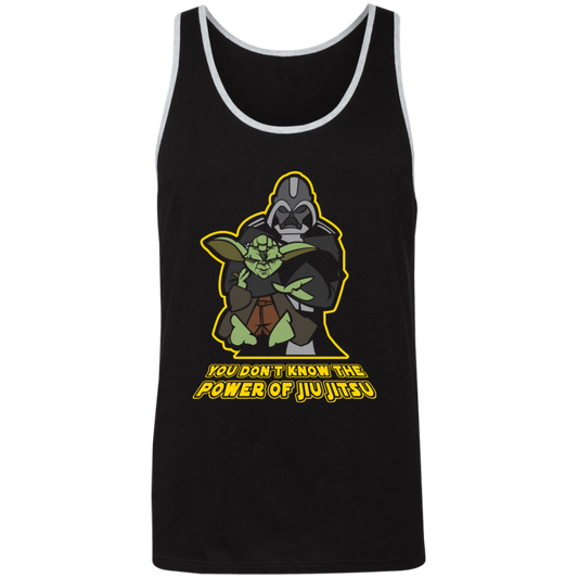 Artichoke Fight Gear Custom Design #20. You Don't Know the Power of Jiu Jitsu. Unisex 2-Tone Tank Top