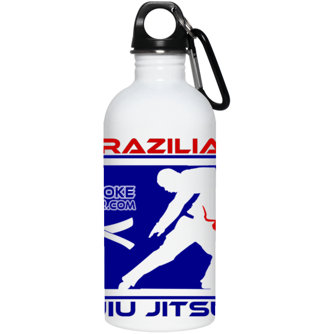 Artichoke Fight Gear Custom Design #4. MLB style BJJ. 20 oz. Stainless Steel Water Bottle