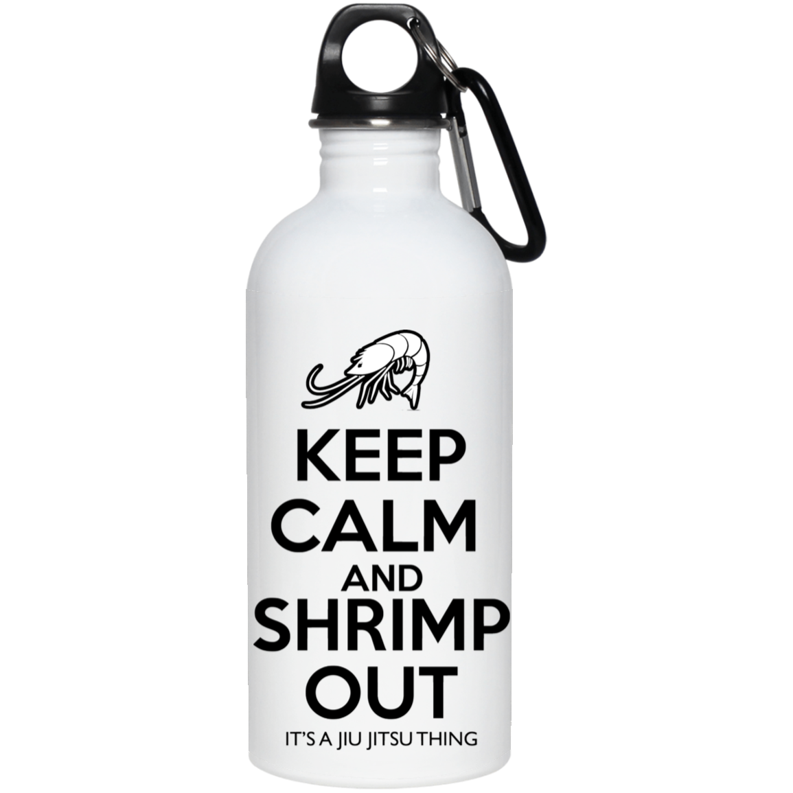 Artichoke Fight Gear Custom Design #12. Keep Calm and Shrimp Out. 20 oz. Stainless Steel Water Bottle