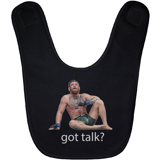 Artichoke Fight Gear Custom Design #10. Got Talk? Baby Bib