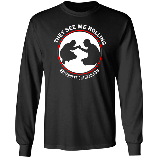 Artichoke Fight Gear Custom Design #16. They See Me Rolling. 100% Cotton Long Sleeve