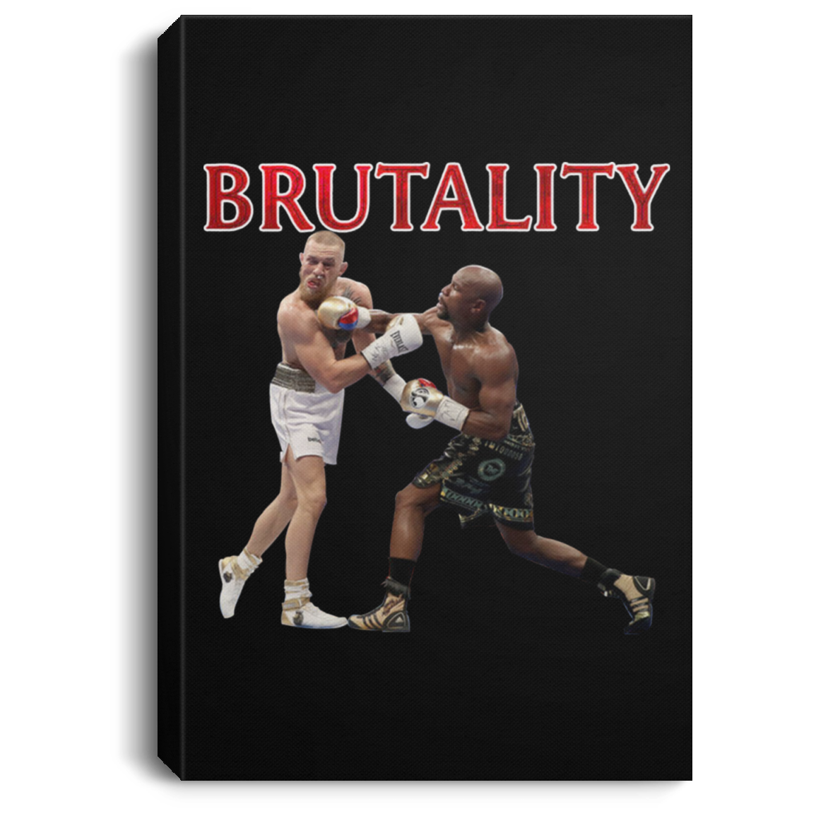 Artichoke Fight Gear Custom Design #5. Brutality! Portrait Canvas .75in Frame