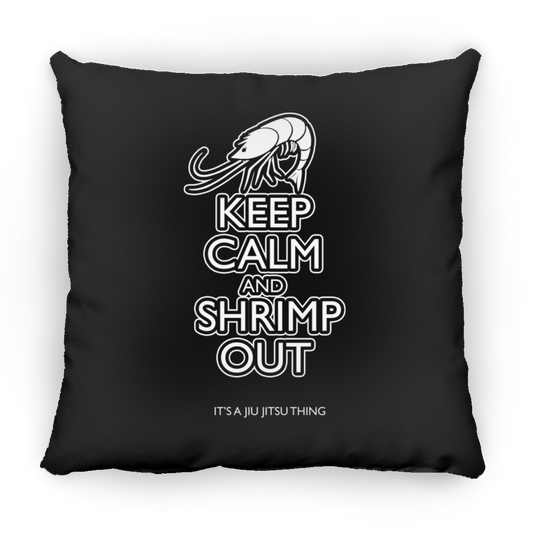 Artichoke Fight Gear Custom Design #12. Keep Calm and Shrimp Out. Large Square Pillow