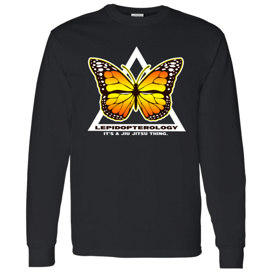 Artichoke Fight Gear Custom Design #6. Lepidopterology (Study of butterflies). Butterfly Guard. LS T-Shirt 100% Cotton