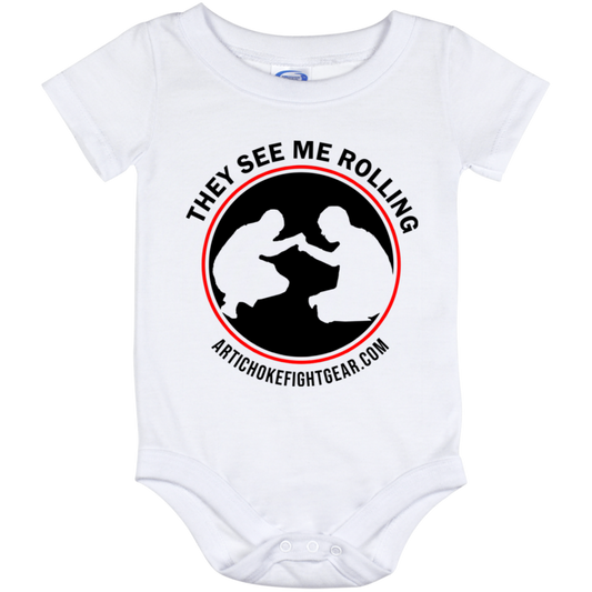 Artichoke Fight Gear Custom Design #16. They See Me Rolling. Baby Onesie 12 Month