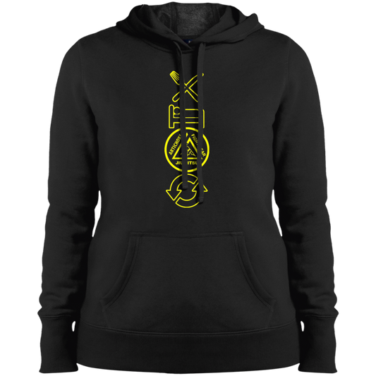 Artichoke Fight Gear Custom Design #9. EAT. SLEEP. JIU JITSU. REPEAT. Ladies' Pullover Hooded Sweatshirt