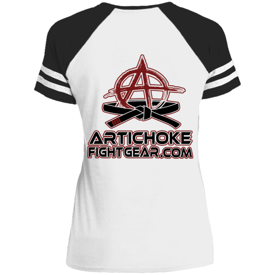 Artichoke Fight Gear Custom Design #21. FATLAITY! Ladies' Game V-Neck T-Shirt