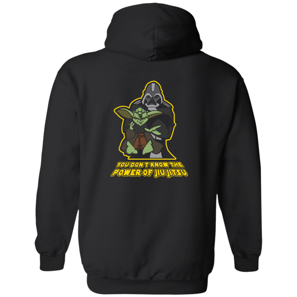 Artichoke Fight Gear Custom Design #20. You Don't Know the Power of Jiu Jitsu. Zip Up Hooded Sweatshirt