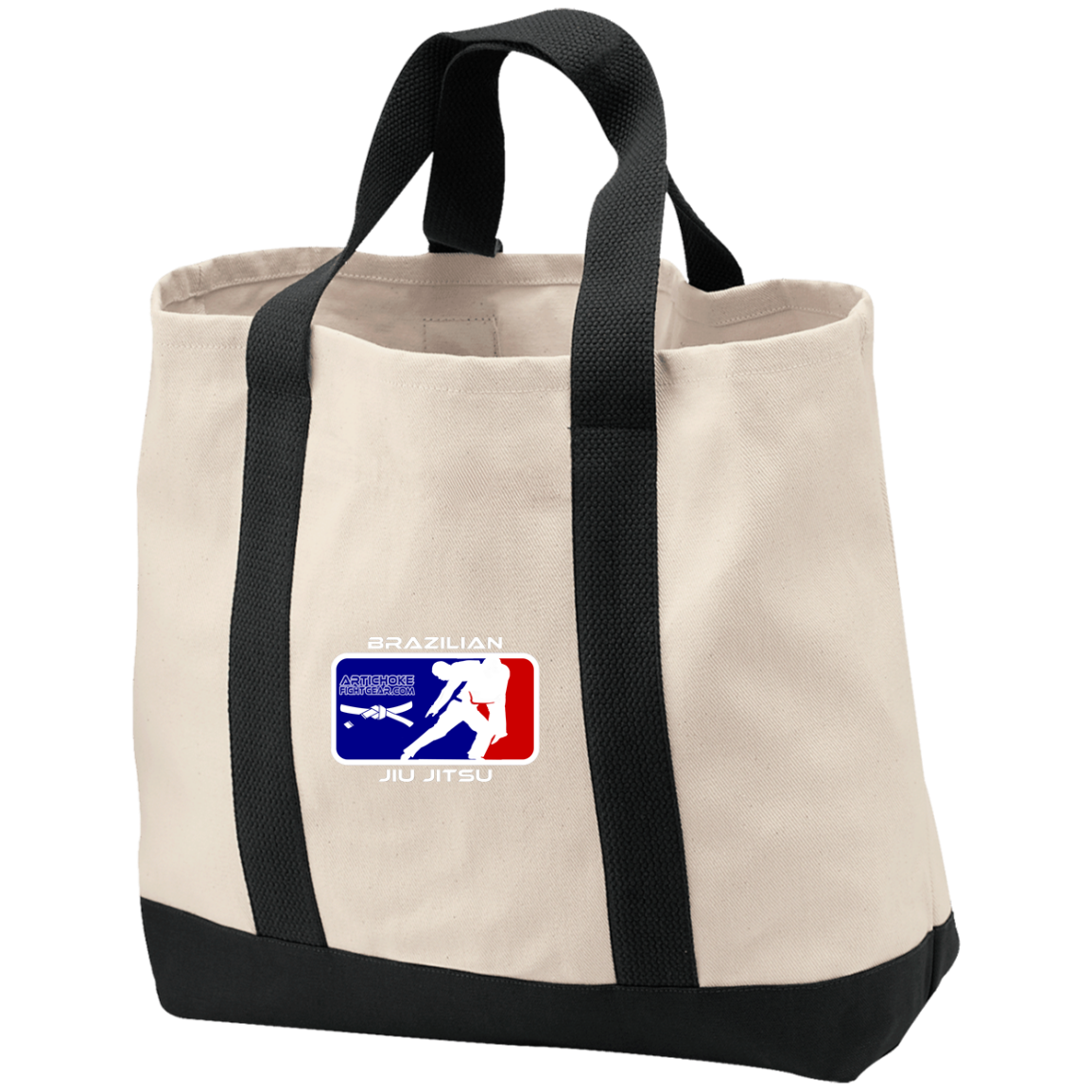 Artichoke Fight Gear Custom Design #4. MLB style BJJ. 2-Tone Shopping Tote