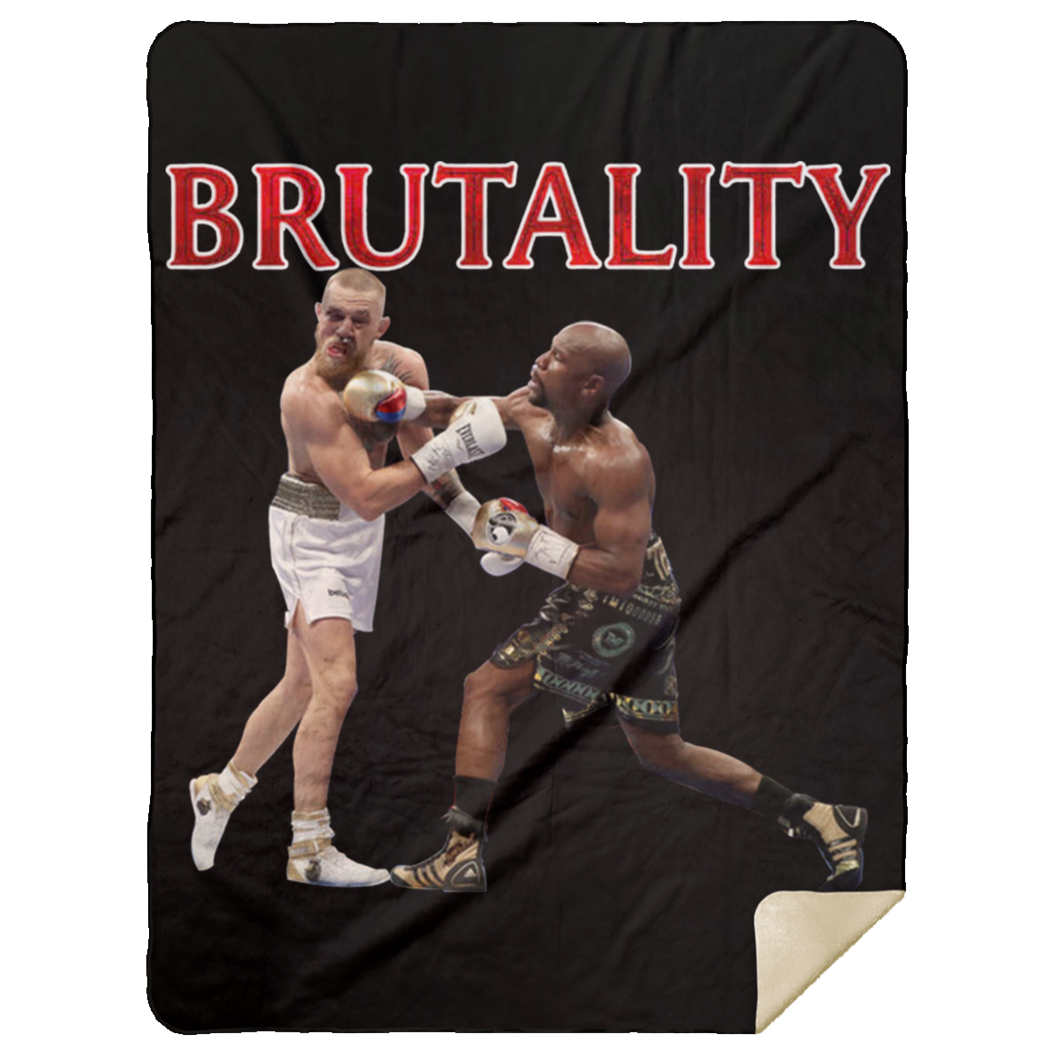 Artichoke Fight Gear Custom Design #5. Brutality! Premium Mink Sherpa Blanket 60x80